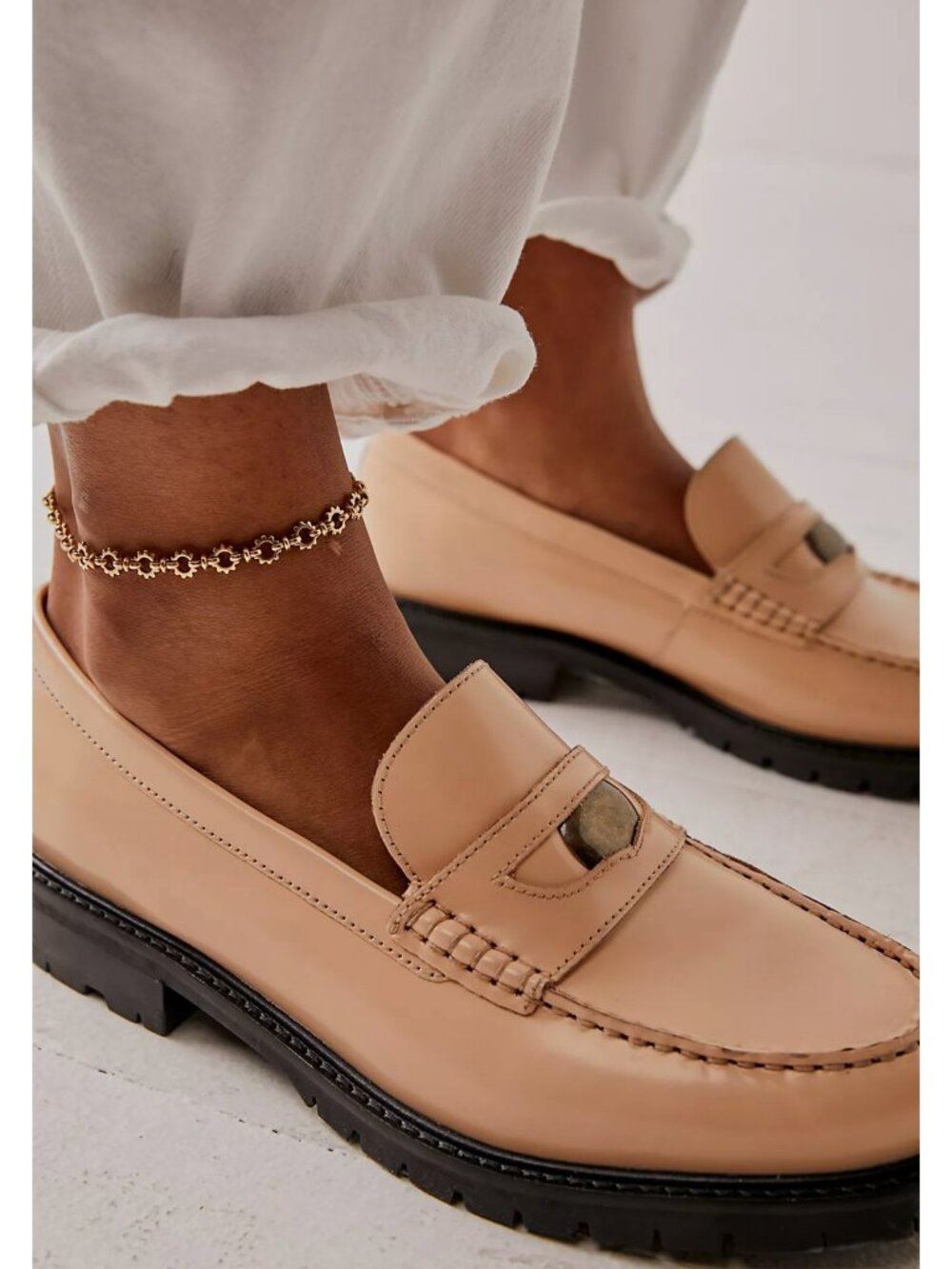 Free People Women Liv Cantalope Loafers Sz 38/8 - Picture 12 of 12